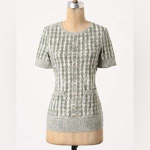 Anthropologie Pilcro Sweater Print Top Small